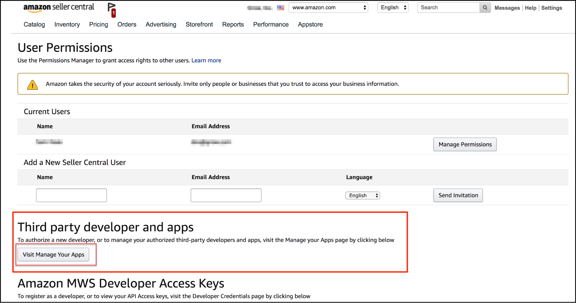Third party developer and apps