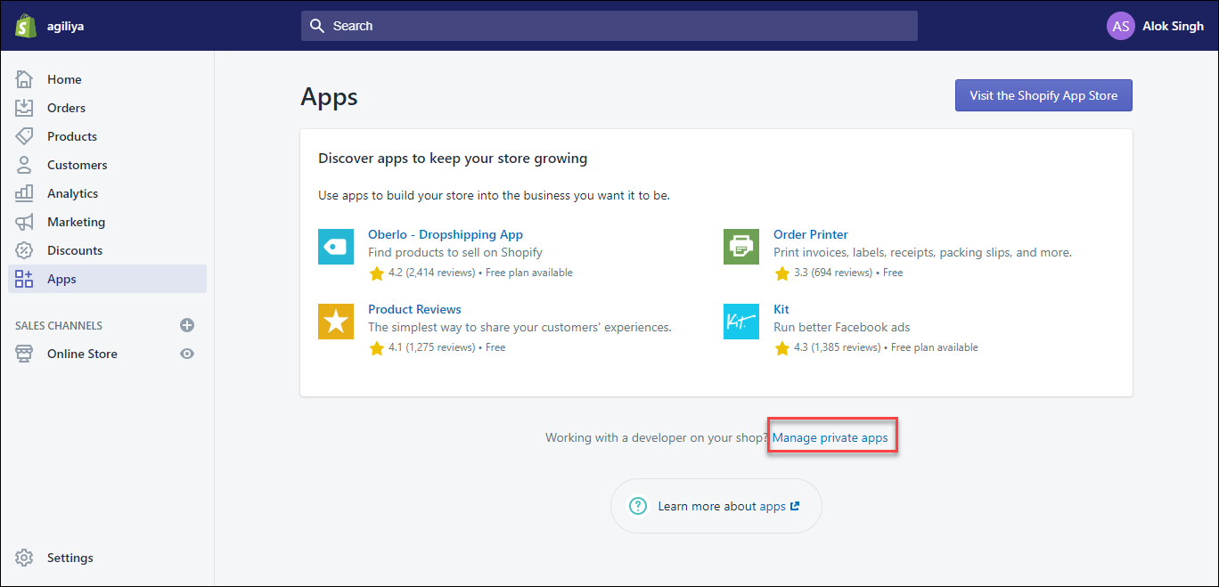 private app private app