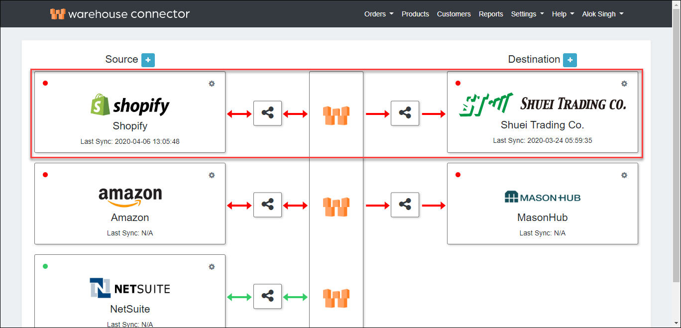 GLO/NAV connector is added